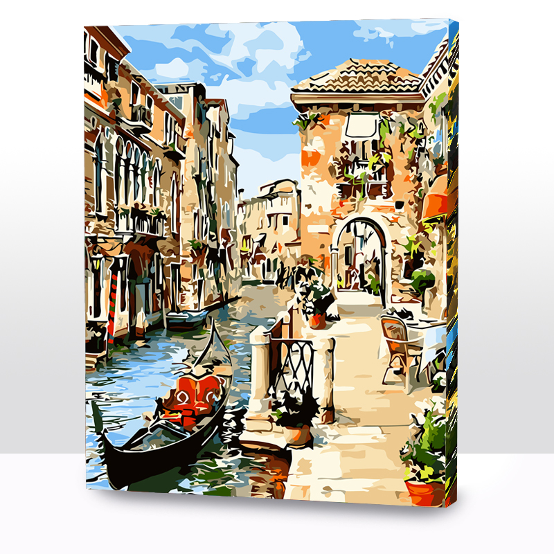 Kit Paint by number Canal de Venecia | WG1505  Main Image